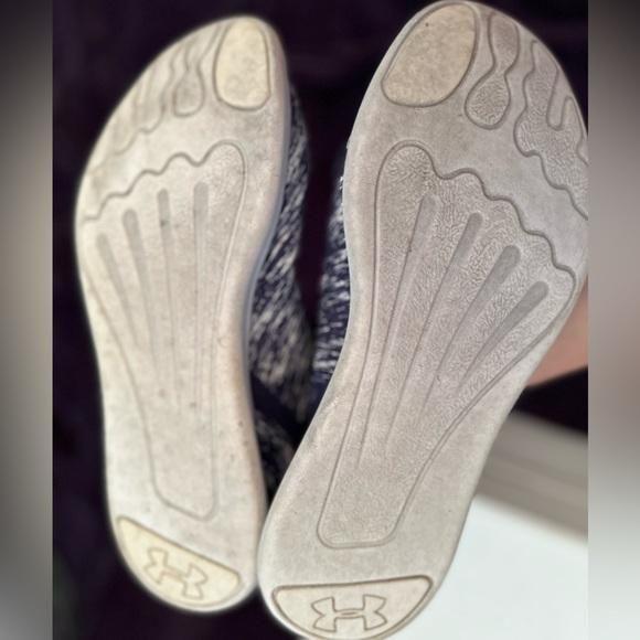 Under Armour Women’s 9.5 navy high top sneakers - Picture 4 of 7